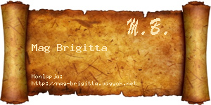 Mag Brigitta névjegykártya